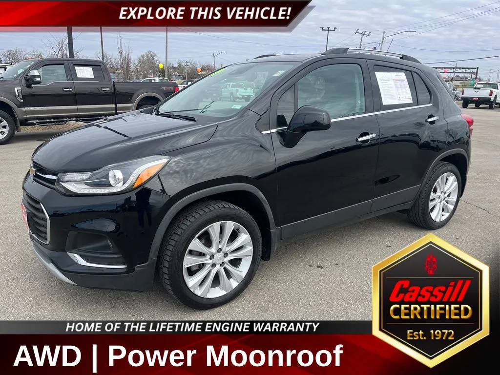 Black 2019 Chevrolet Trax Premier for sale in Cedar Rapids, IA