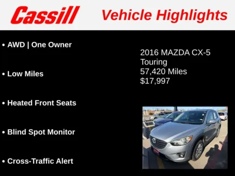 More photos of 2016 Mazda CX-5 Touring at Cassill Motors, IA