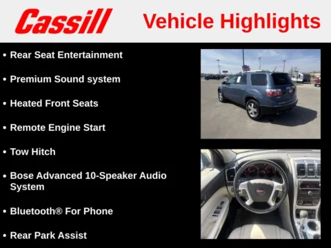 More photos of 2012 GMC Acadia SLT-1 at Cassill Motors, IA