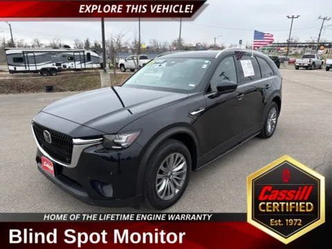 Black 2025 Mazda CX-90 PHEV Preferred for sale in Cedar Rapids, IA