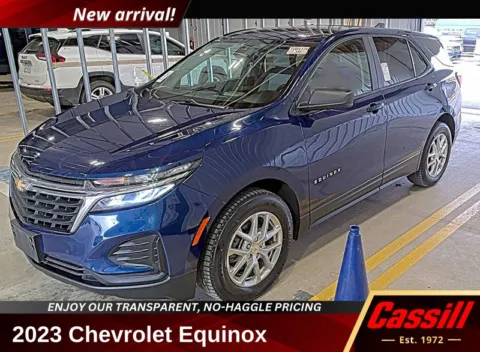 Blue 2023 Chevrolet Equinox LS for sale in Cedar Rapids, IA