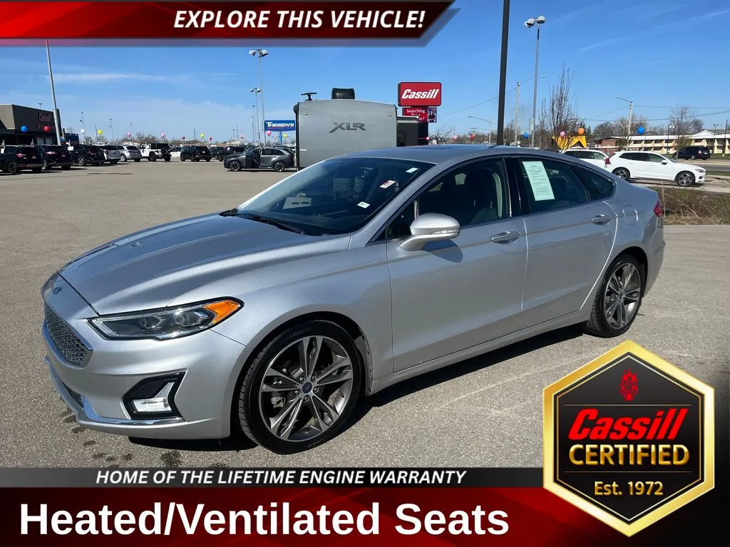 Used 2019 Ford Fusion Titanium for sale in Cedar Rapids, IA at Cassill ...