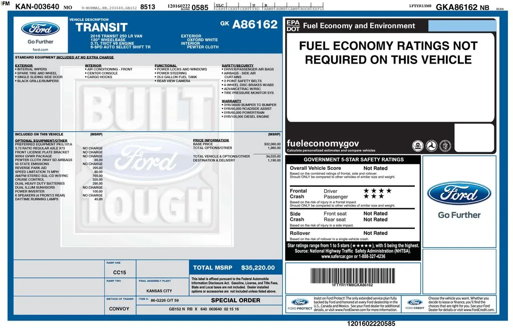 2016 Ford Transit Base - Photo 29