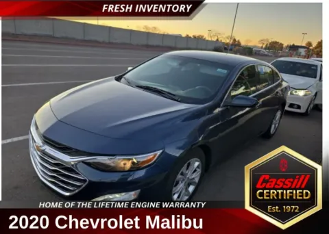 Blue 2020 Chevrolet Malibu LT for sale in Cedar Rapids, IA