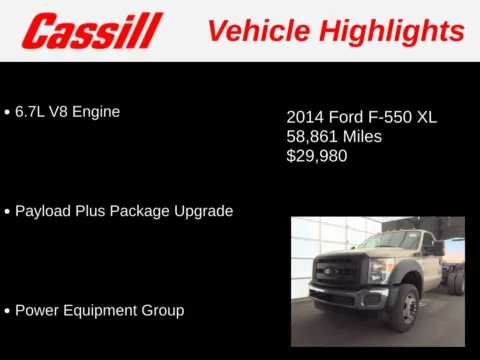 Another view of 2014 Ford F-550SD XL for sale in Cedar Rapids, IA at Cassill Motors