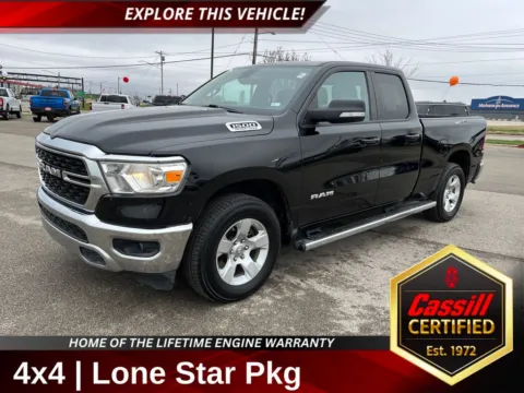 Black 2022 Ram 1500 Big Horn/Lone Star for sale in Cedar Rapids, IA