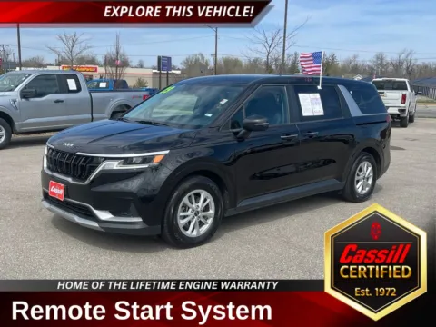 Black 2023 Kia Carnival LX for sale in Cedar Rapids, IA