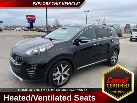 Black 2017 Kia Sportage SX for sale in Cedar Rapids, IA
