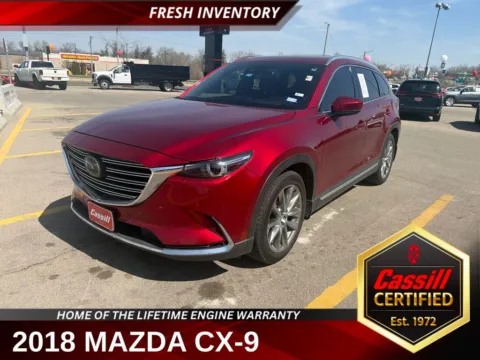 Red 2018 Mazda CX-9 Grand Touring for sale in Cedar Rapids, IA