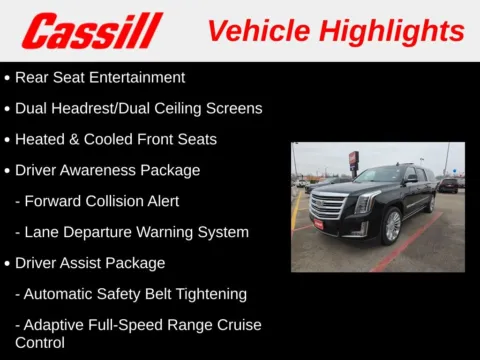 Another view of 2015 Cadillac Escalade ESV Platinum Edition for sale in Cedar Rapids, IA at Cassill Motors