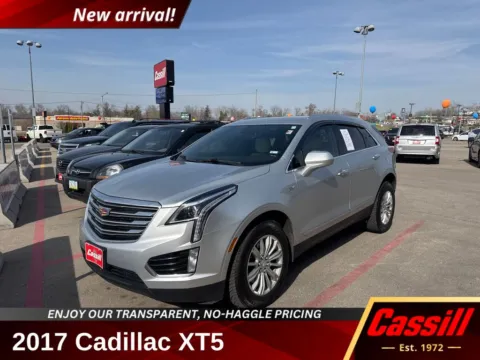 Silver 2017 Cadillac XT5 for sale in Cedar Rapids, IA