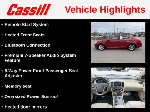 More photos of 2014 Buick LaCrosse Leather Group at Cassill Motors, IA