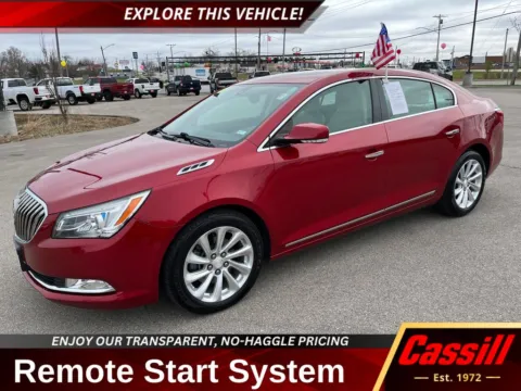 Red 2014 Buick LaCrosse Leather Group for sale in Cedar Rapids, IA