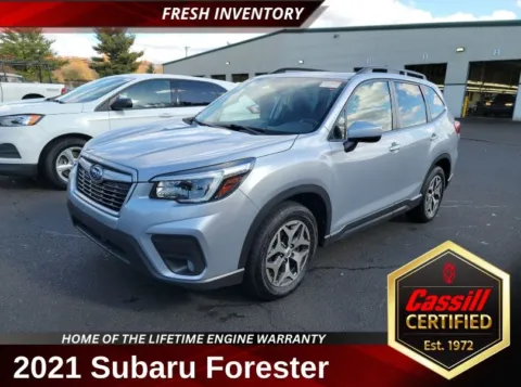 Silver 2021 Subaru Forester Premium for sale in Cedar Rapids, IA