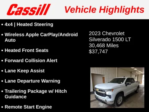 Another view of 2023 Chevrolet Silverado 1500 LT for sale in Cedar Rapids, IA at Cassill Motors