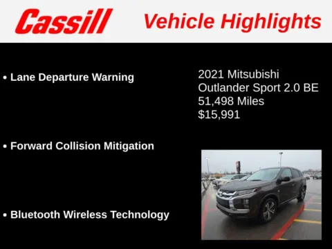 Another view of 2021 Mitsubishi Outlander Sport 2.0 ES for sale in Cedar Rapids, IA at Cassill Motors