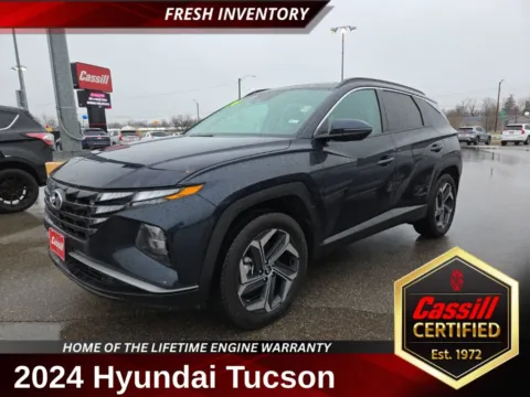 Blue 2024 Hyundai Tucson Hybrid SEL Convenience for sale in Cedar Rapids, IA