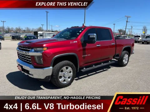Red 2020 Chevrolet Silverado 2500HD LTZ for sale in Cedar Rapids, IA