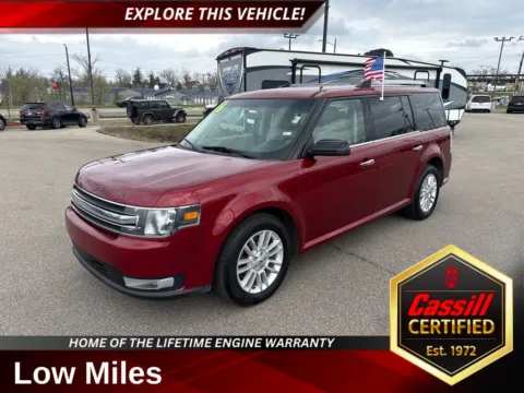 Red 2016 Ford Flex SEL for sale in Cedar Rapids, IA