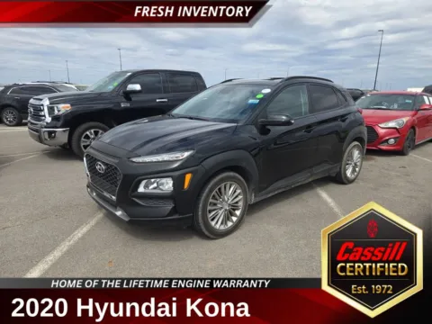 Black 2020 Hyundai Kona SEL Plus for sale in Cedar Rapids, IA