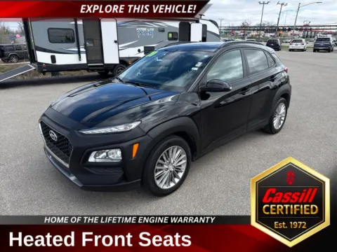 Black 2020 Hyundai Kona SEL Plus for sale in Cedar Rapids, IA