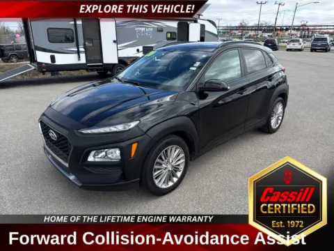 Black 2020 Hyundai Kona SEL Plus for sale in Cedar Rapids, IA