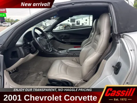 Silver 2001 Chevrolet Corvette for sale in Cedar Rapids, IA