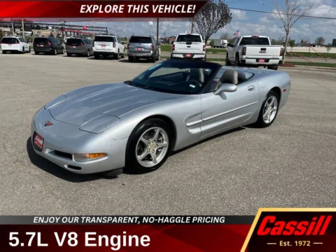 Silver 2001 Chevrolet Corvette for sale in Cedar Rapids, IA