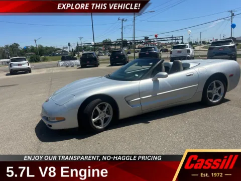 Silver 2001 Chevrolet Corvette for sale in Cedar Rapids, IA