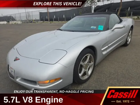 Silver 2001 Chevrolet Corvette for sale in Cedar Rapids, IA