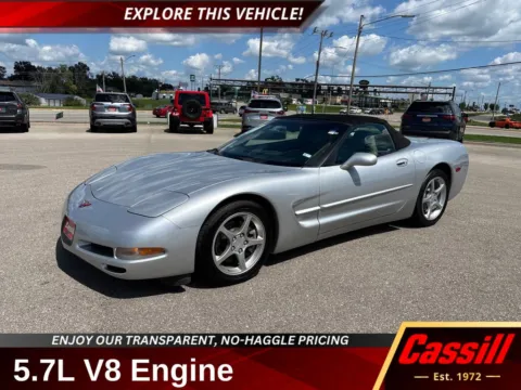 Silver 2001 Chevrolet Corvette for sale in Cedar Rapids, IA