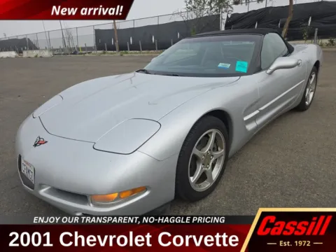 Silver 2001 Chevrolet Corvette for sale in Cedar Rapids, IA