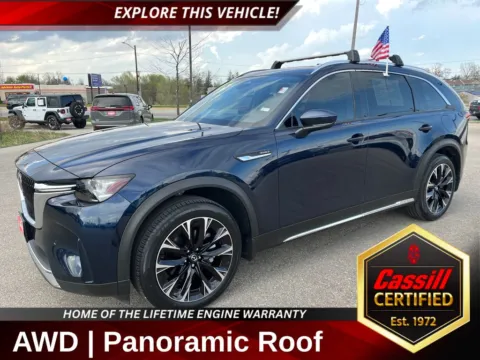 Blue 2025 Mazda CX-90 PHEV Premium Plus for sale in Cedar Rapids, IA