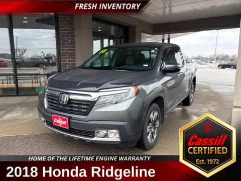 Gray 2018 Honda Ridgeline RTL-E for sale in Cedar Rapids, IA