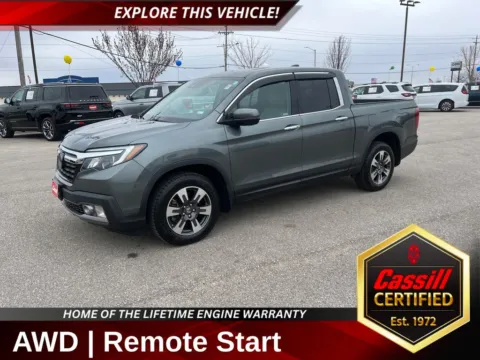 Gray 2018 Honda Ridgeline RTL-E for sale in Cedar Rapids, IA