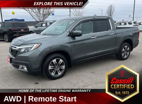 Gray 2018 Honda Ridgeline RTL-E for sale in Cedar Rapids, IA