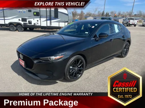 Black 2022 Mazda Mazda3 Premium for sale in Cedar Rapids, IA