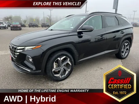 Black 2022 Hyundai Tucson Hybrid Limited for sale in Cedar Rapids, IA