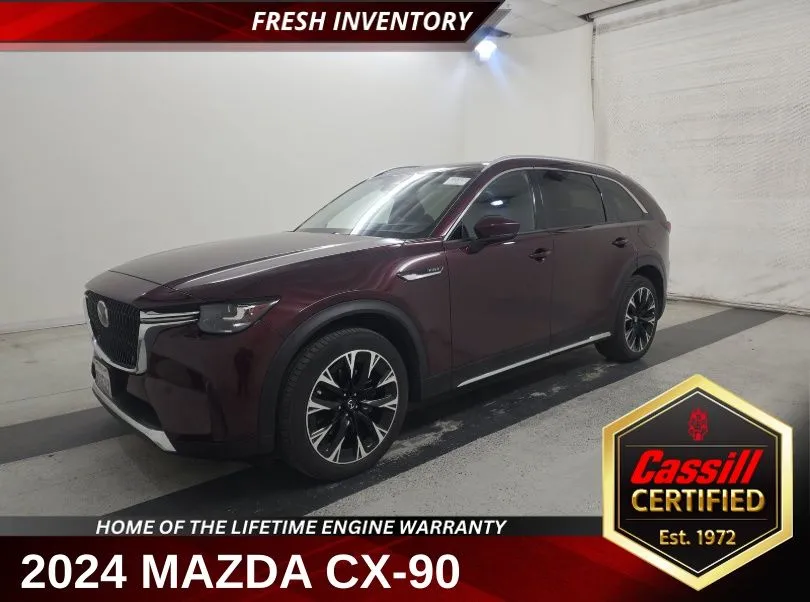 Red 2024 Mazda CX-90 PHEV Premium for sale in Cedar Rapids, IA