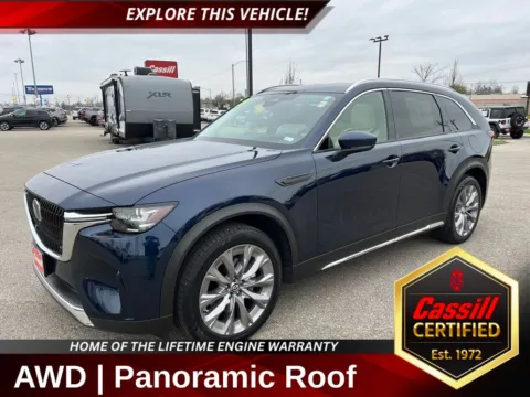 Blue 2024 Mazda CX-90 3.3 Turbo Premium Plus for sale in Cedar Rapids, IA