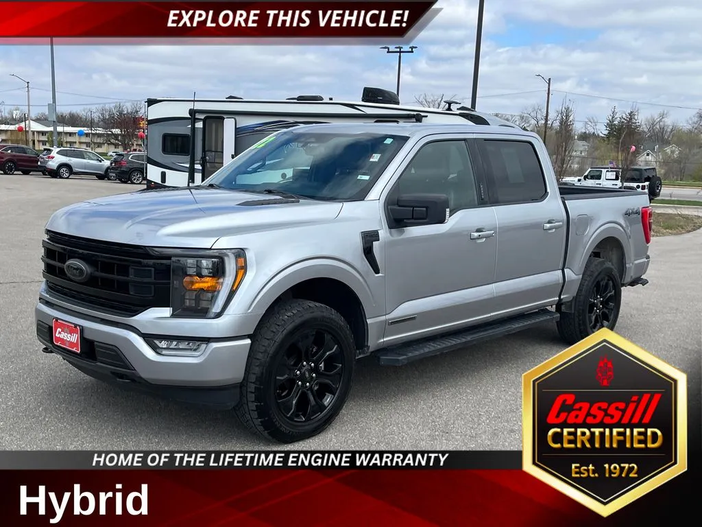 Silver 2022 Ford F-150 XLT for sale in Cedar Rapids, IA