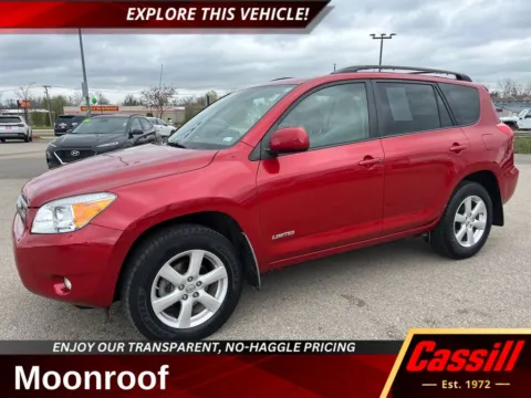Red 2008 Toyota RAV4 Limited for sale in Cedar Rapids, IA