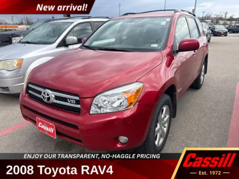 Red 2008 Toyota RAV4 Limited for sale in Cedar Rapids, IA