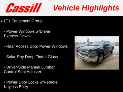 Photos of 2012 Chevrolet Silverado 1500 LT for sale in Cedar Rapids, IA at Cassill Motors