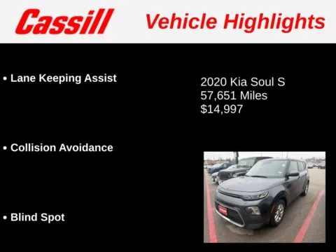More photos of 2020 Kia Soul S at Cassill Motors, IA