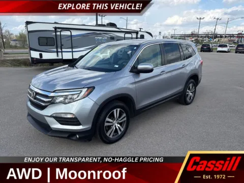 Silver 2018 Honda Pilot EX-L for sale in Cedar Rapids, IA