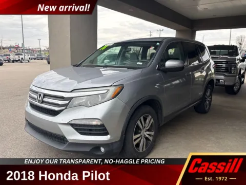 Silver 2018 Honda Pilot EX-L for sale in Cedar Rapids, IA