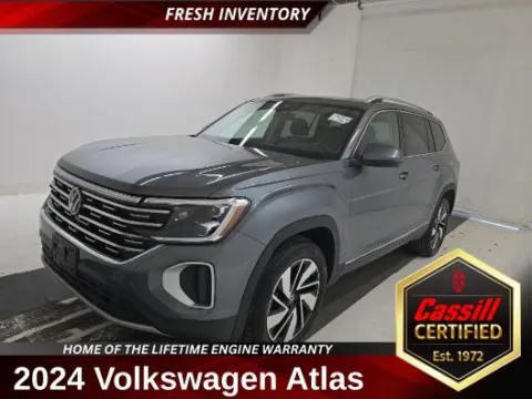 Gray 2024 Volkswagen Atlas 2.0T SEL for sale in Cedar Rapids, IA