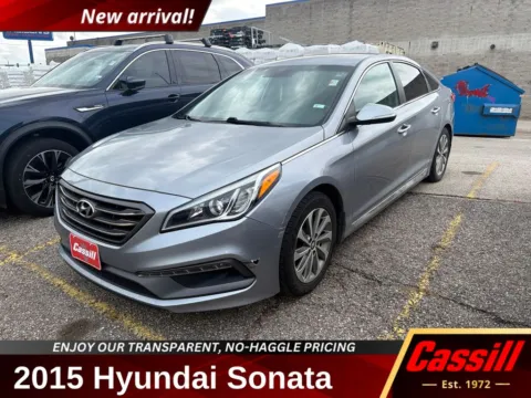 Gray 2015 Hyundai Sonata Sport for sale in Cedar Rapids, IA