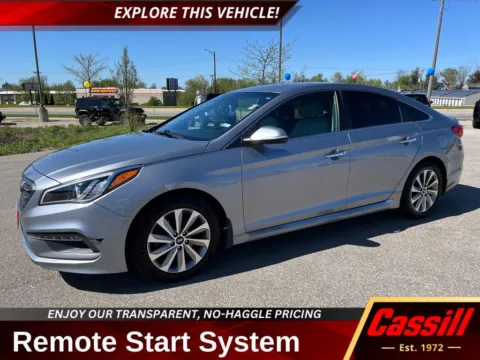 Gray 2015 Hyundai Sonata Sport for sale in Cedar Rapids, IA